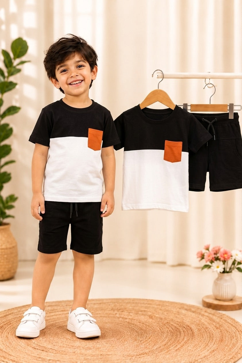 color block pocket