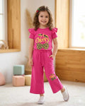 Girls T-Shirt & Long Pant Set