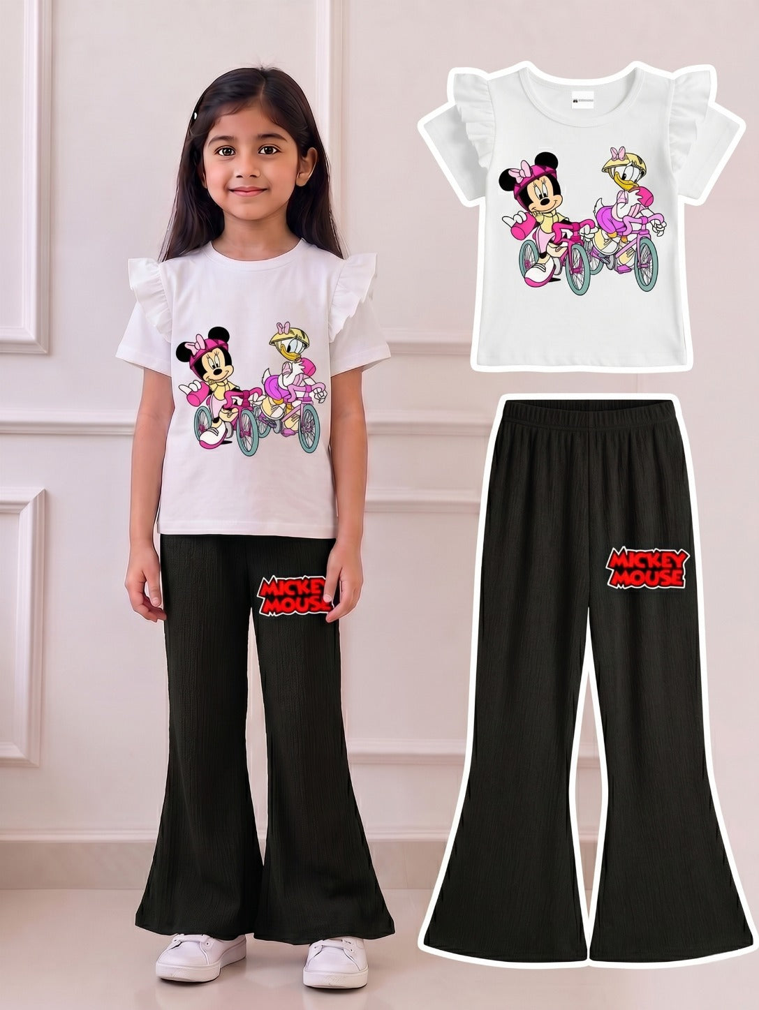 Girls T-Shirt & Long Pant Set