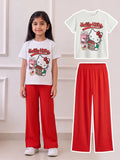Girls T-Shirt & Long Pant Set