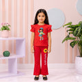 Red Cape Doll girl T-shirt --Long Pant Sets