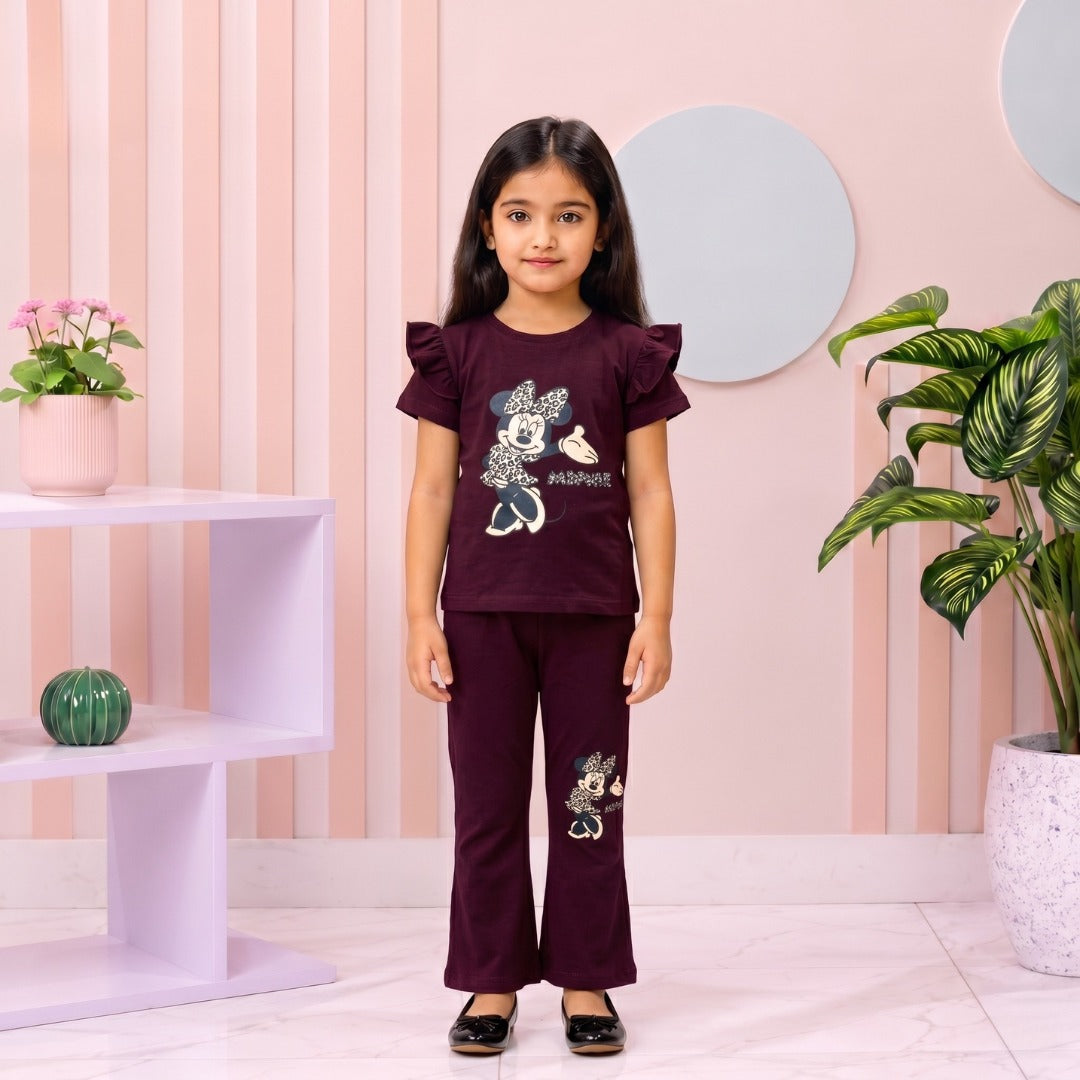 Miki Mouse girl T-shirt --Long Pant Sets