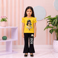 Yeollo White Rose Doll girl T-shirt --Long Pant Sets