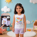 Blossom Floral Cat Cotton Sleeveless Play Set