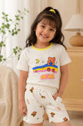 Turbo Drift Racecar Cotton Summer Shorts Set