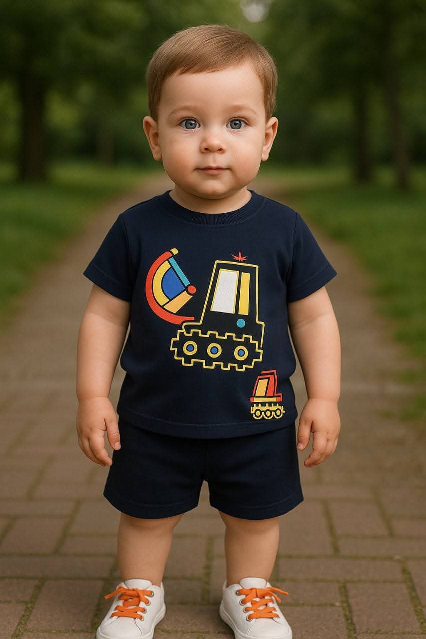 Little Builder Heavy Excavator Boys Co-Ord Set