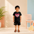 Sunset Dream Heart Graphic Boys Cotton Set