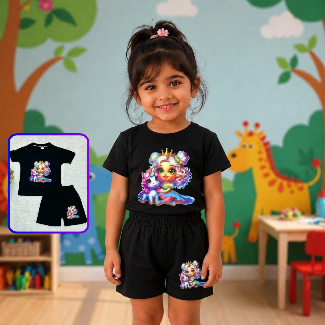 Enchanged Princess Unicorn Fantasy Girls Casual Set