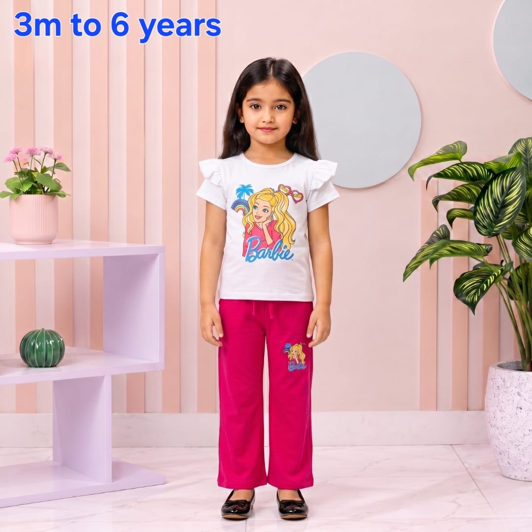 Vintage Fashion Doll Flutter Sleeve Kids Outfit
