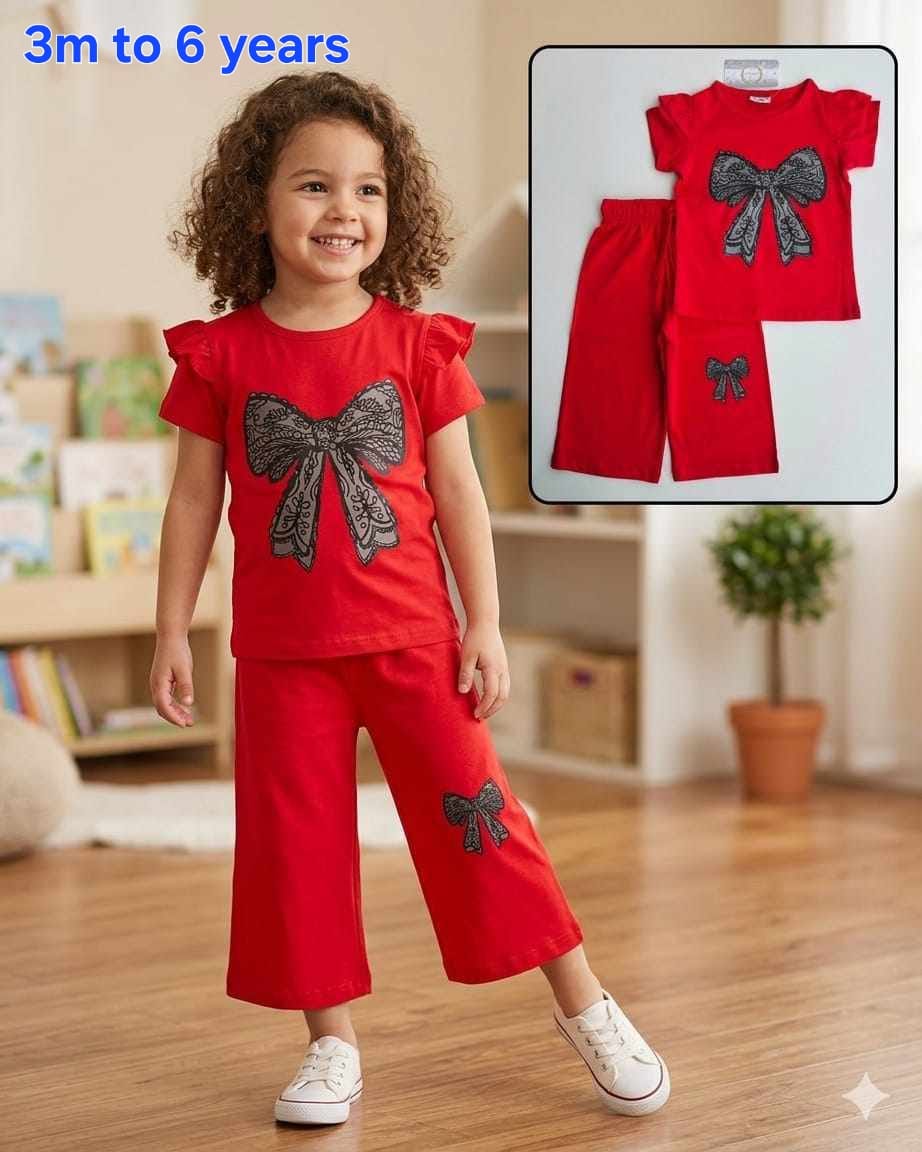 Scarlet Ribbon Lace Ruffle Flutter Girls Set