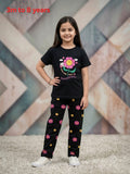Dusk Retro Smiley Floral Casual Kids Outfit