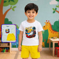 Tropical Island Lounging Cat Boys Summer Outfit