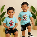 Cyber Robot Tomorrowland Aqua Boys Co-Ord Set