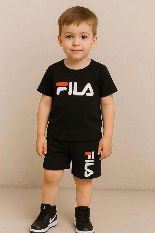 Urban Sports Active Monogram Boys Cotton Outfit