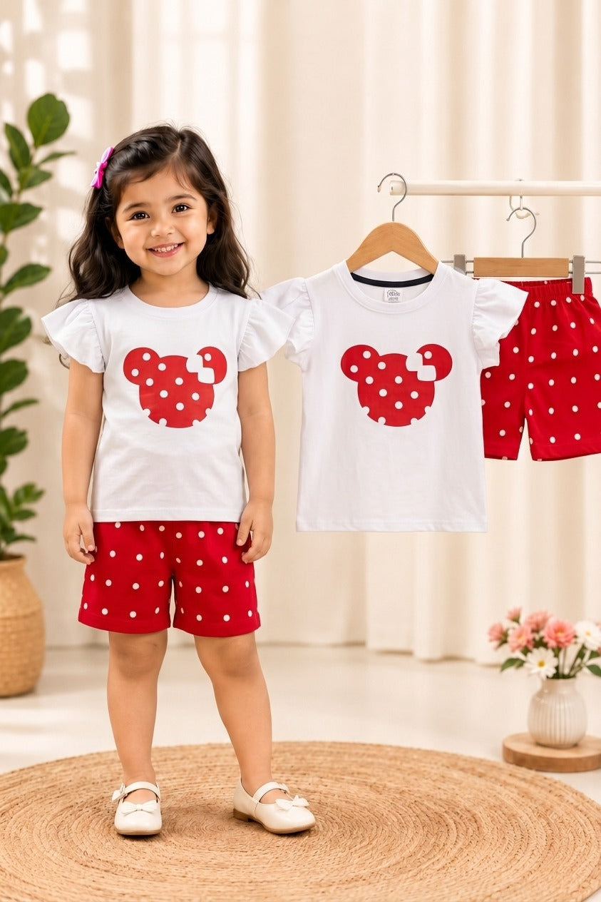 red polka minnie