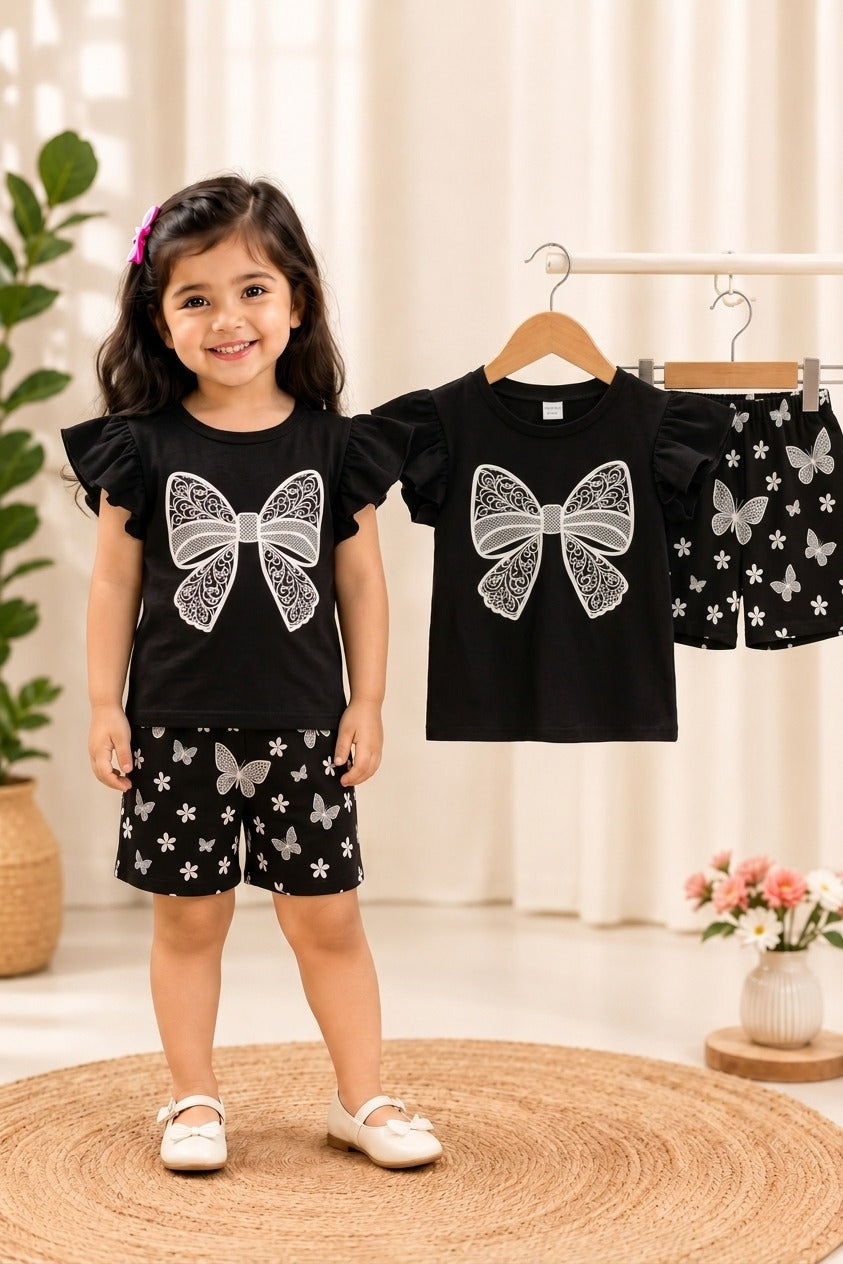 lace bow butterfly