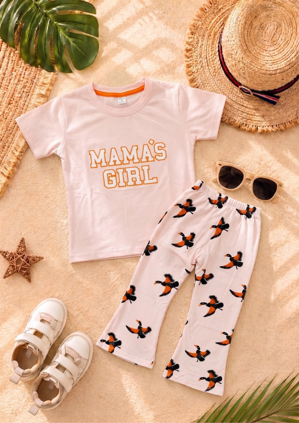 Pink Mama's girl T-shirt --Long Pant Sets