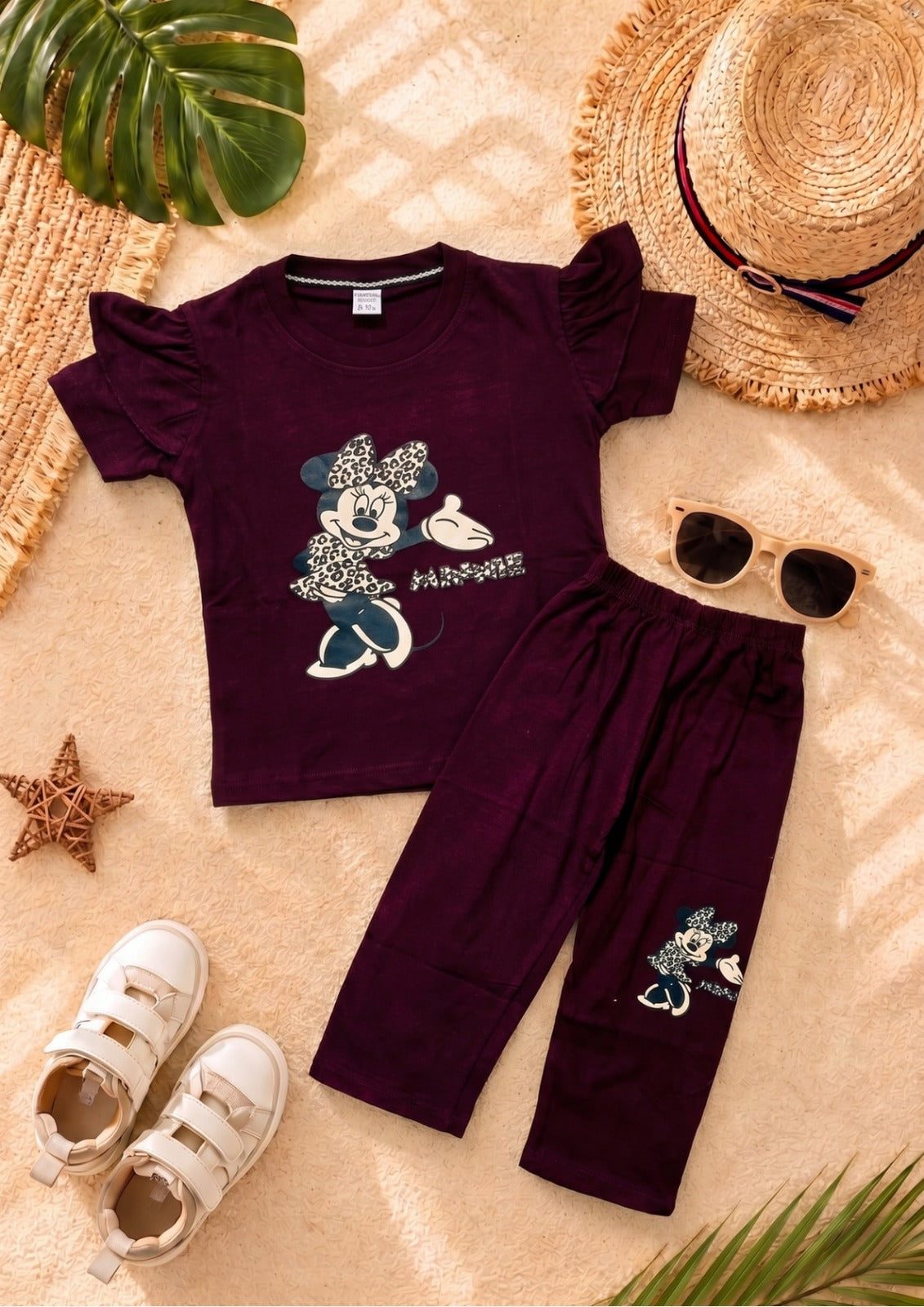 Miki Mouse girl T-shirt --Long Pant Sets